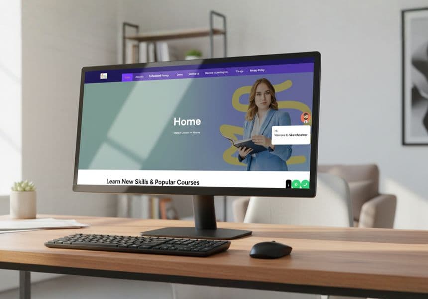 Sketch Career - Educational Website