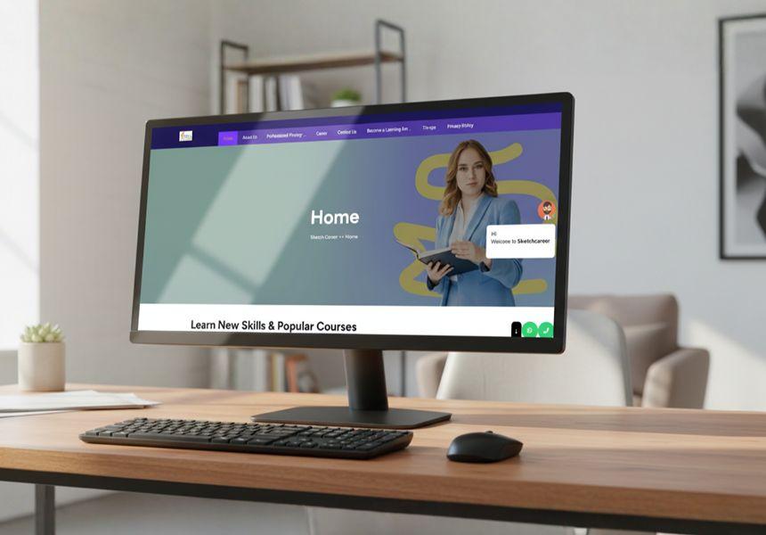 Sketch Career - Educational Website