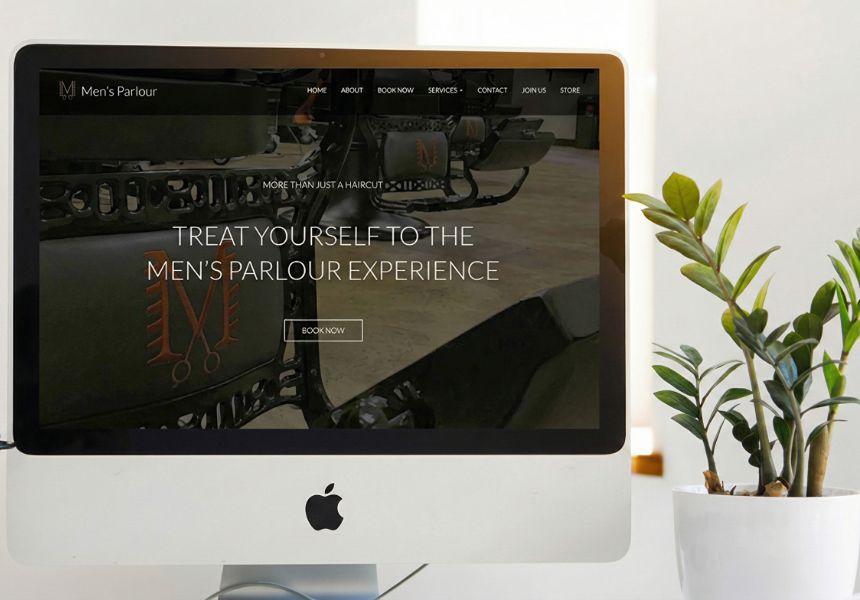 Men’s Parlour Barbershop - Branding Website