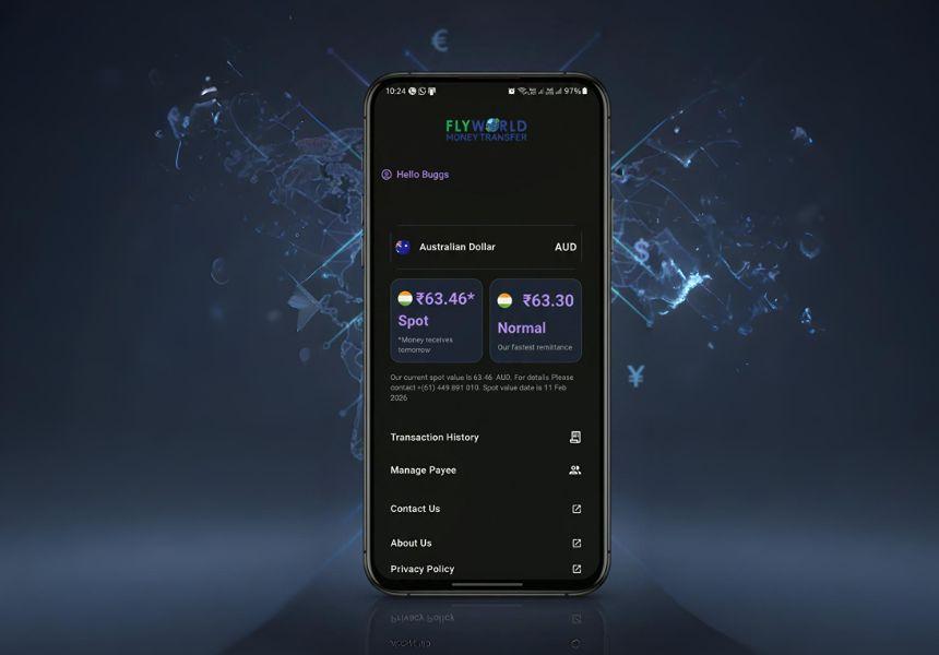 Fly World Money Transfer – Mobile Application