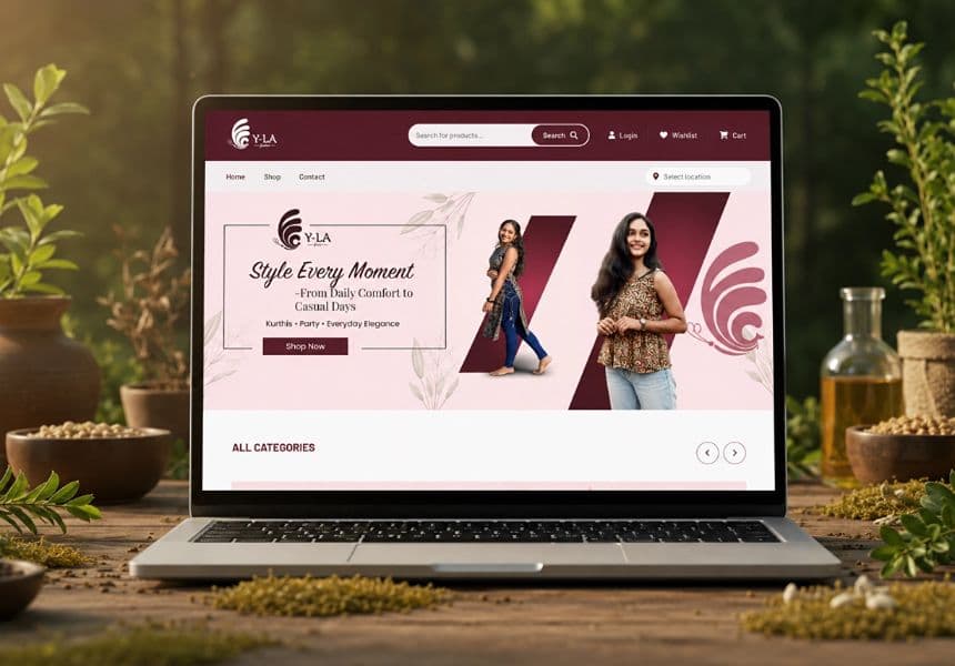 Y La Online – Women's Fashion Ecommerce Website