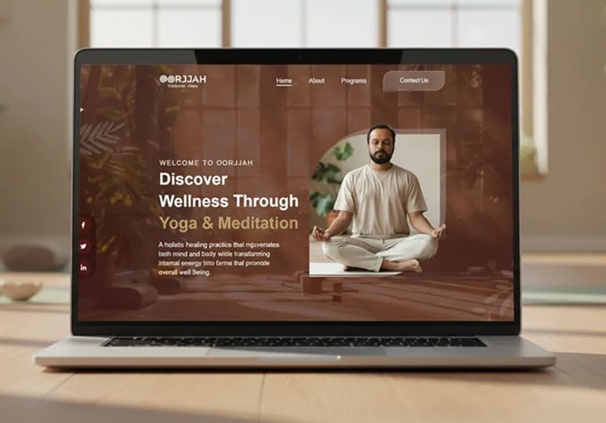 Oorjjah - Static Website Portfolio